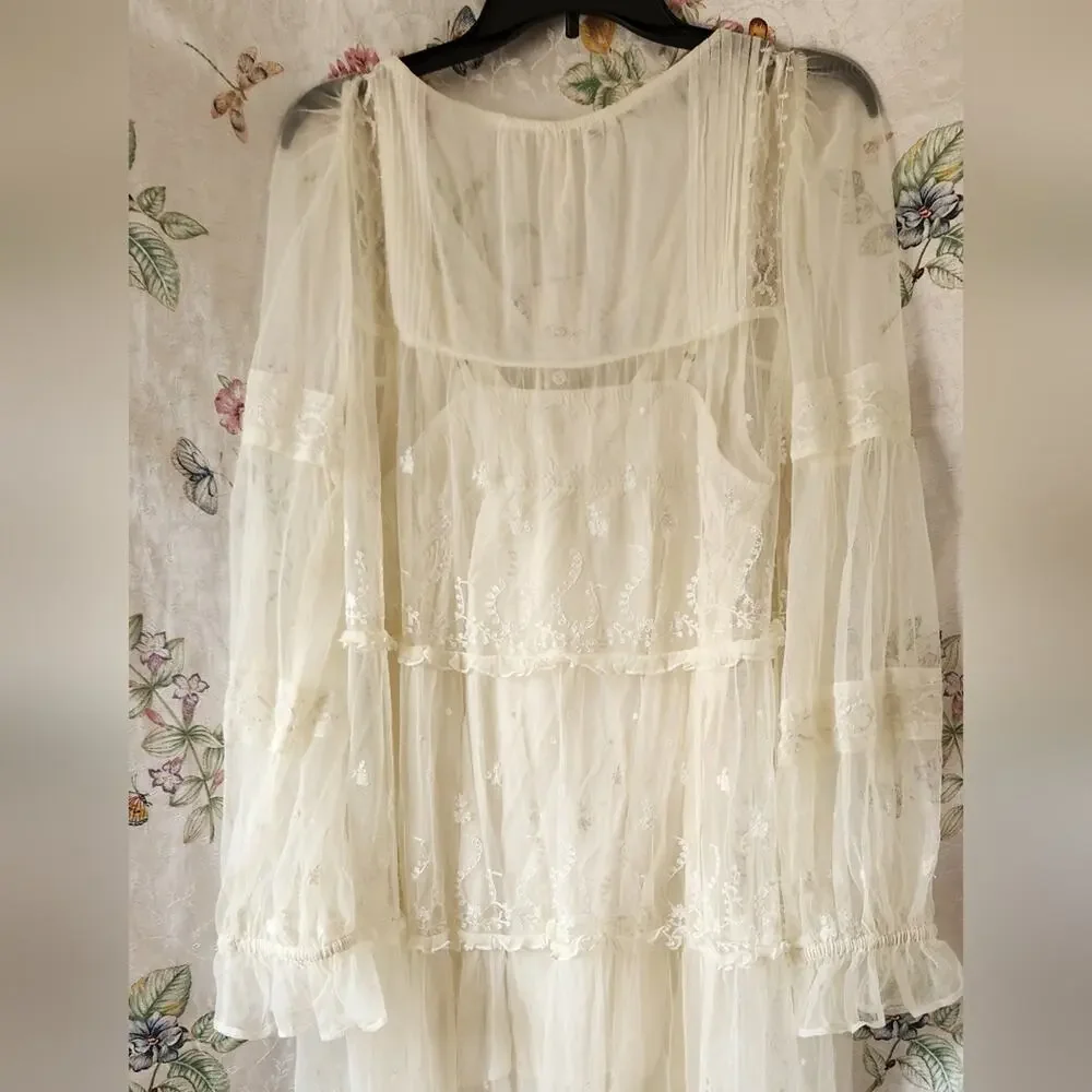 Free People Stevie Maxi Dress Sz Med Nwts - Picture 8 of 10